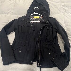 Small prince and fox cargo jacket